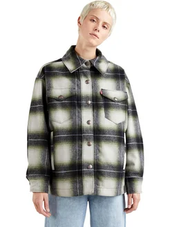 Куртка WOOL SHACKET CELINE PLAID SHACKET