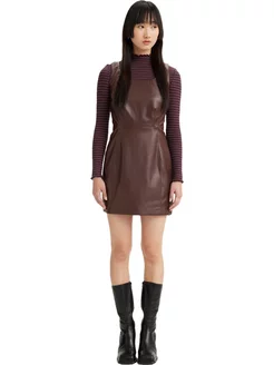 Платье PENNY LEATHER DRESS NEUTRALS