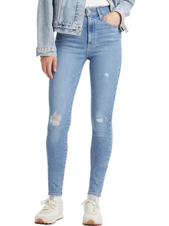 Джинсы MILE HIGH SUPER SKINNY MED INDIGO - WORN IN
