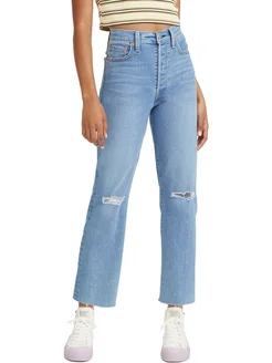 Джинсы Women Ribcage Straight Ankle Jeans