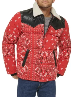 Куртка Out West Mixed Media Puffer Jacket