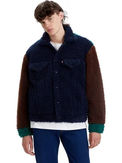 Куртка Vintage Fit Sherpa Trucker Oversized Jacket
