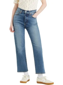 Джинсы Women Ribcage Straight Ankle Jeans