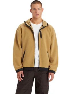 Толстовка Men Hooded Sherpa Zip-up Sweatshirt