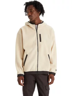 Толстовка Men Hooded Sherpa Zip-up Sweatshirt