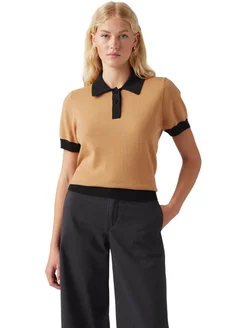 Поло Women Oxford Comma Polo Shirt