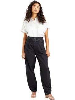 Брюки Women Tailored High Loose Taper Pants