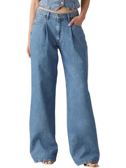 Джинсы Women Baggy Dad Wide Leg Jeans