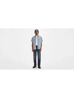 Джинсы мужские прямые Levi's 501 Original - Blue Black