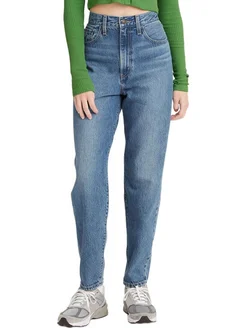 Джинсы Women High Loose Taper Jeans