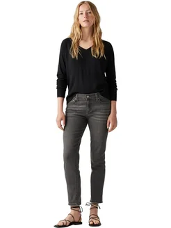 Джинсы Women Mid Rise Boyfriend Jeans