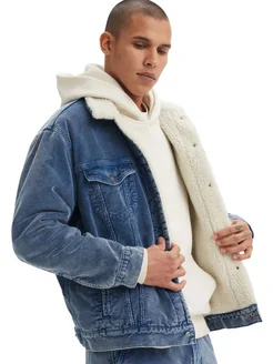 Джинсовая куртка Men Relaxed Fit Trucker Jacket