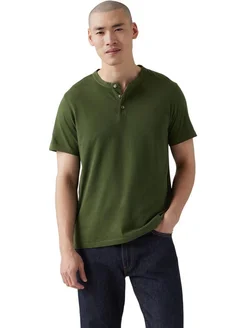 Футболка Men Housemark Henley Tee